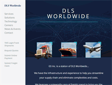 Tablet Screenshot of dlsworldwide.com